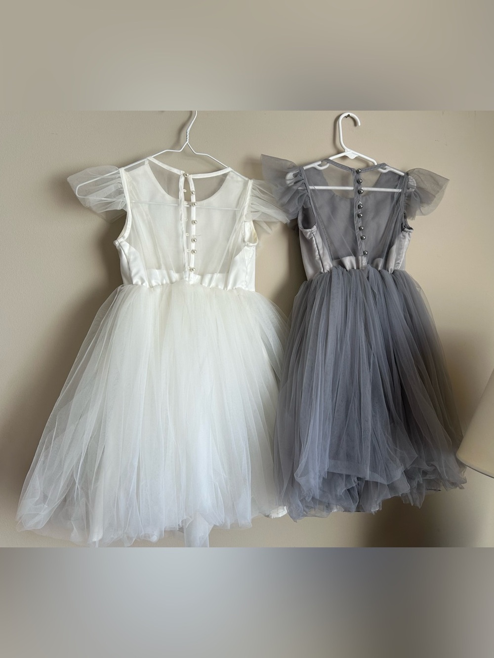 Bundle of White and Gray dresses